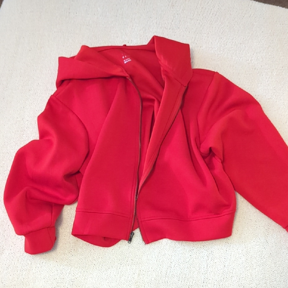 a new day Women's Red Bomber Jacket